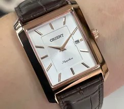 Relógio Orient Eternal Tank Quartz GRSC1004-S1NX Branco 29mm | Taniguchi Relógios - imagem 1