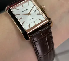 Relógio Orient Eternal Tank Quartz GRSC1004-S1NX Branco 29mm | Taniguchi Relógios - imagem 5