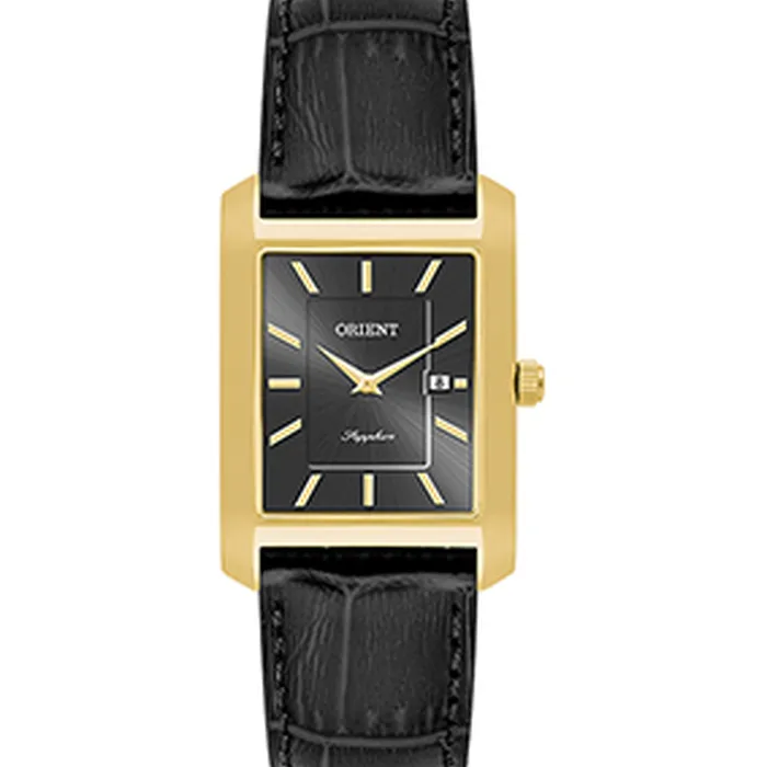 Relógio Orient Eternal Tank Quartz GGSC1003-G1PX Preto 29mm | Taniguchi Relógios