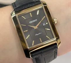 Relógio Orient Eternal Tank Quartz GGSC1003-G1PX Preto 29mm | Taniguchi Relógios - imagem 1