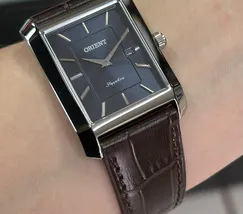 Relógio Orient Eternal Tank Quartz GBSC1014-D1NX Azul 29mm | Taniguchi Relógios - imagem 5