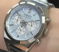 Relógio Seiko Chronograph SSB459B1 Azul Celeste 40mm | Taniguchi Relógios - imagem 4