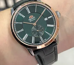 Relógio Orient Automático Special Calibers YN6MC035-E3PX Verde 38mm | Taniguchi Relógios - imagem 1