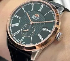 Relógio Orient Automático Special Calibers YN6MC035-E3PX Verde 38mm | Taniguchi Relógios - imagem 4