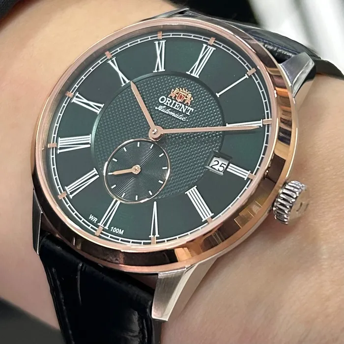 Relógio Orient Automático Special Calibers YN6MC035-E3PX Verde 38mm | Taniguchi Relógios