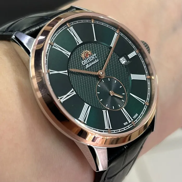 Relógio Orient Automático Special Calibers YN6MC035-E3PX Verde 38mm | Taniguchi Relógios