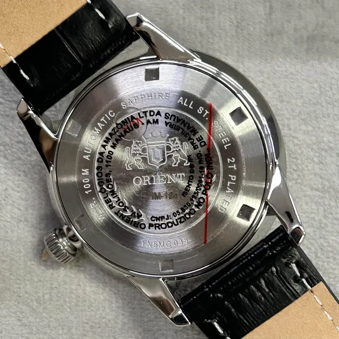 Relógio Orient Automático Special Calibers YN6MC035-S3PX Prata 38mm | Taniguchi Relógios