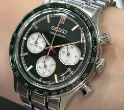Relógio Seiko Essentials Chronograph SSB481 Verde 38mm | Taniguchi Relógios - imagem 4