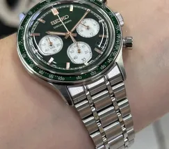 Relógio Seiko Essentials Chronograph SSB481 Verde 38mm | Taniguchi Relógios - imagem 5