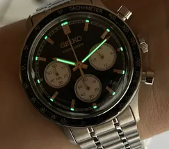 Relógio Seiko Essentials Chronograph SSB481 Verde 38mm | Taniguchi Relógios - imagem 6