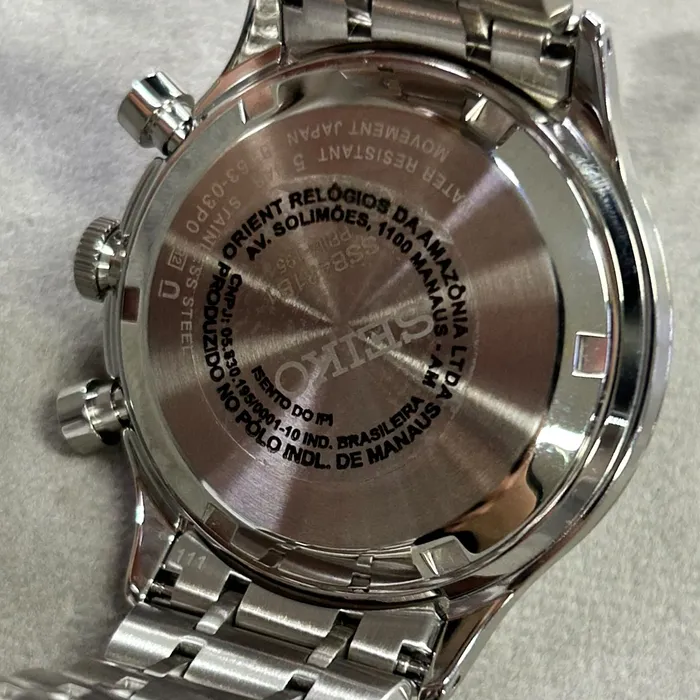 Relógio Seiko Essentials Chronograph SSB481 Verde 38mm | Taniguchi Relógios