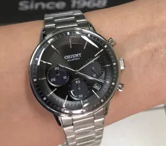 Relógio Orient Solartech Cronógrafo MBSSC265 G1SX Prata 42mm | Taniguchi Relógios - imagem 2