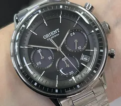 Relógio Orient Solartech Cronógrafo MBSSC265 G1SX Prata 42mm | Taniguchi Relógios - imagem 1