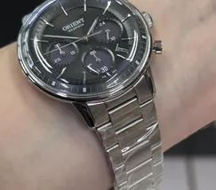 Relógio Orient Solartech Cronógrafo MBSSC265 G1SX Prata 42mm | Taniguchi Relógios - imagem 5