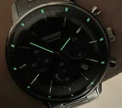 Relógio Orient Solartech Cronógrafo MBSSC265 G1SX Prata 42mm | Taniguchi Relógios - imagem 7