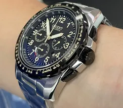 Relógio Orient Solartech Sports Pilot MBSSC289 P2SX Preto 44mm | Taniguchi Relógios - imagem 4