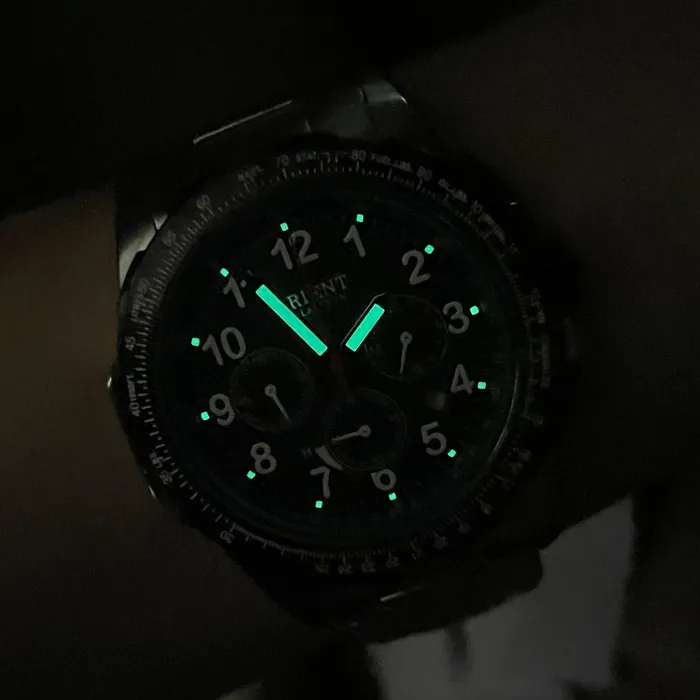 Relógio Orient Solartech Sports Pilot MBSSC289 P2SX Preto 44mm | Taniguchi Relógios