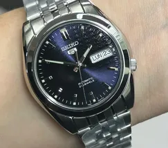 Relógio Seiko 5 Clássico Automático SNK357 Azul 37mm | Taniguchi Relógios - imagem 1