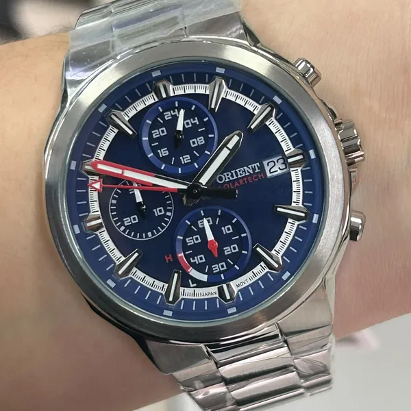 Orient Solartech Cronografo ST NEOSports MBSSC282 Azul