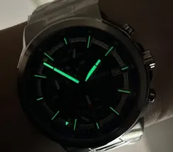 Relógio Orient Solartech Cronógrafo MBSSC282 D1SX Azul 42mm | Taniguchi Relógios - imagem 6