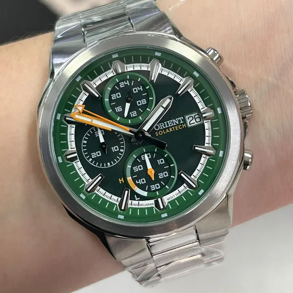 Orient Solartech Cronografo ST NEOSports MBSSC282 Verde
