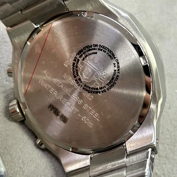 Relógio Orient Solartech Cronógrafo MBSSC282 E1SX Verde 42mm | Taniguchi Relógios