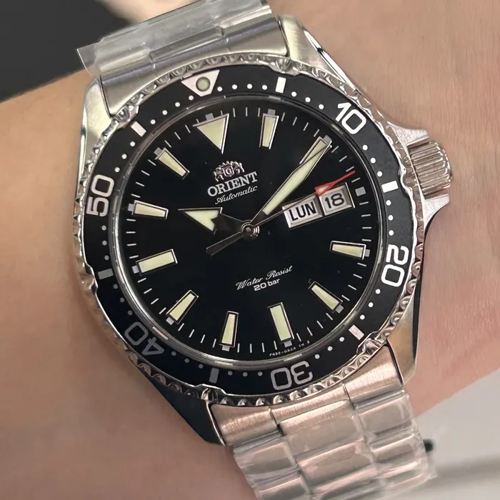 Relógio Orient Kamasu Automático RA-AA0001B39B Preto 41mm | Taniguchi Relógios