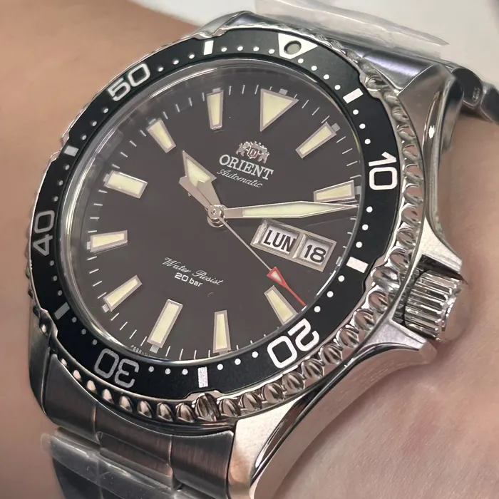 Relógio Orient Kamasu Automático RA-AA0001B39B Preto 41mm | Taniguchi Relógios