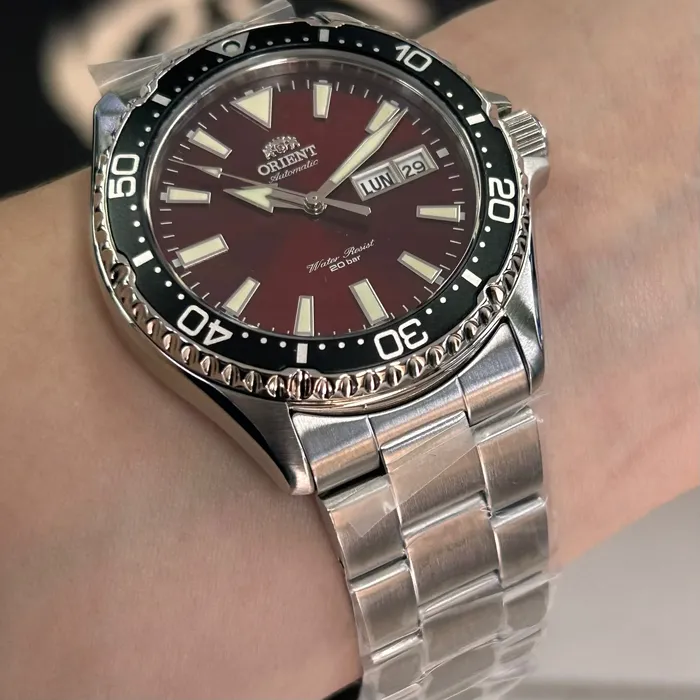 Relógio Orient Kamasu Automático RA-AA0003R39B Vermelho 41mm | Taniguchi Relógios