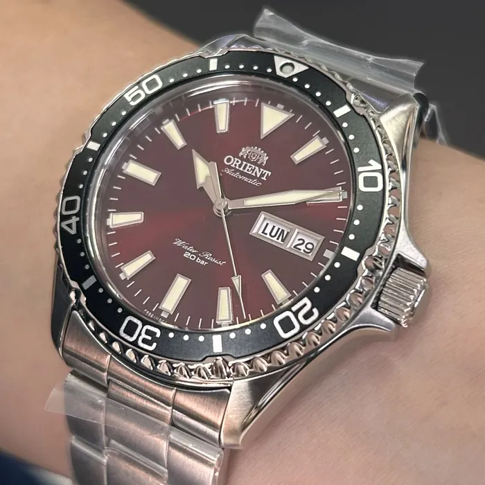 Relógio Orient Kamasu Automático RA-AA0003R39B Vermelho 41mm | Taniguchi Relógios