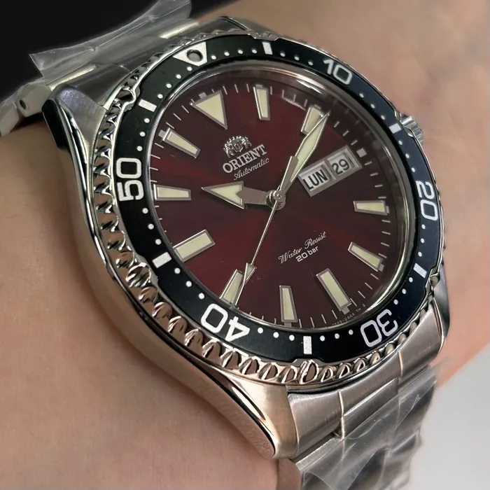 Relógio Orient Kamasu Automático RA-AA0003R39B Vermelho 41mm | Taniguchi Relógios