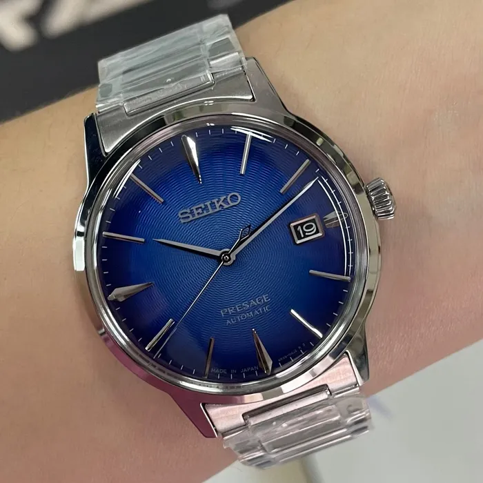Relógio Seiko 5 Sports SRPJ13 Aviation Automático Azul | Taniguchi Relógios