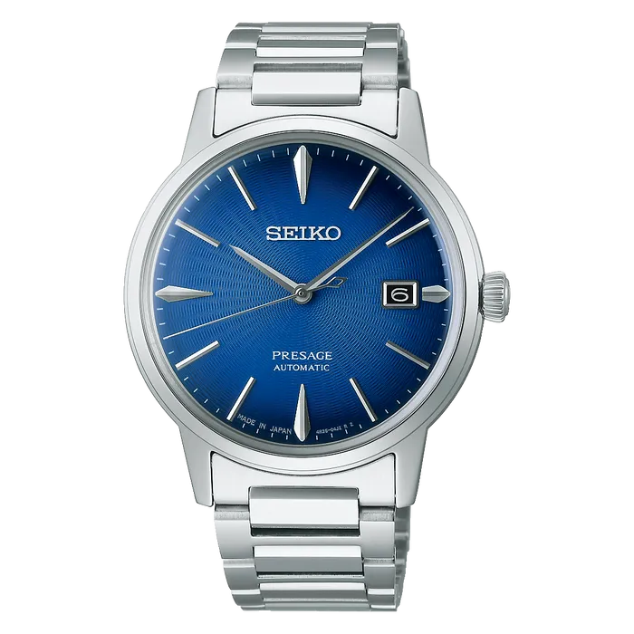 Relógio Seiko 5 Sports SRPJ13 Aviation Automático Azul | Taniguchi Relógios