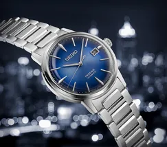 Relógio Seiko 5 Sports SRPJ13 Aviation Automático Azul | Taniguchi Relógios - imagem 3