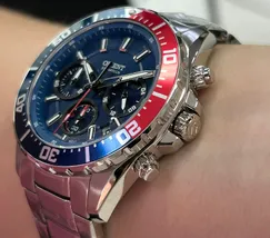 Relógio Orient Solartech Elite Sea MBSSC288 DVSX Pepsi 43mm | Taniguchi Relógios - imagem 4