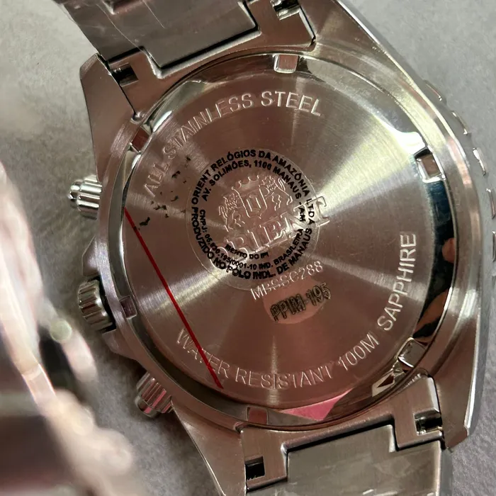 Relógio Orient Solartech Elite Sea MBSSC288 DVSX Pepsi 43mm | Taniguchi Relógios