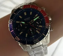 Relógio Orient Solartech Elite Sea MBSSC288 DVSX Pepsi 43mm | Taniguchi Relógios - imagem 6