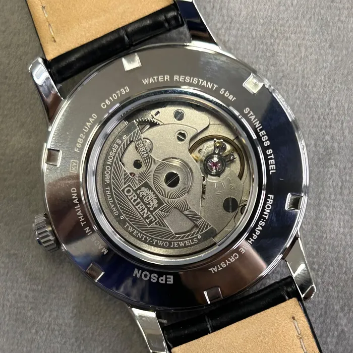 Relógio Orient Sun & Moon Automático RA-AK0008S30B Champagne | Taniguchi Relógios