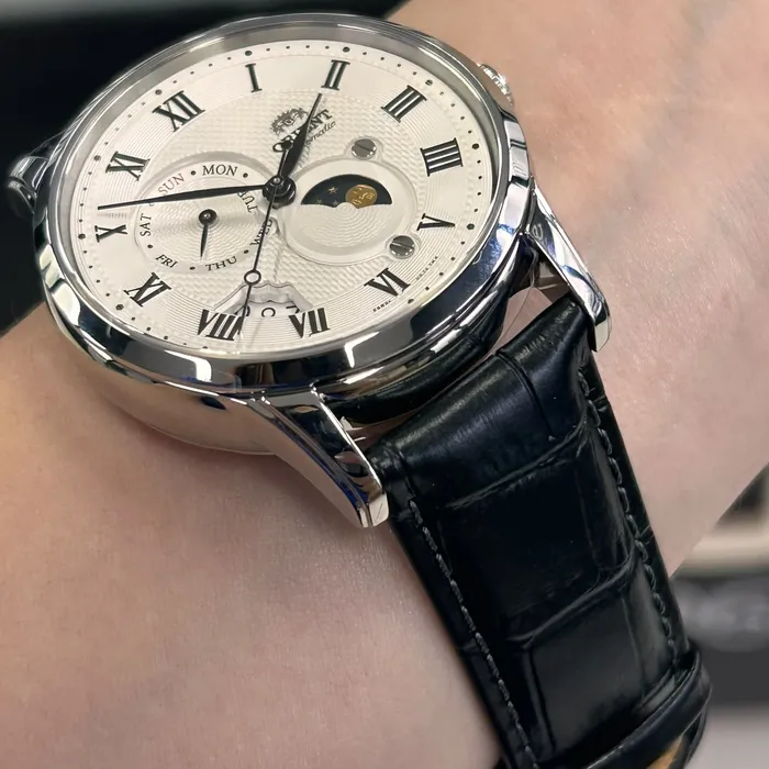 Relógio Orient Sun & Moon Automático RA-AK0008S30B Champagne | Taniguchi Relógios