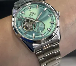 Relógio Orient Contemporary Open Heart RA-AR0009L30B Azul | Taniguchi Relógios - imagem 5