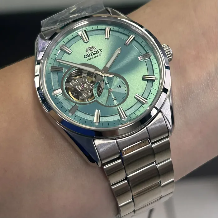 Relógio Orient Contemporary Open Heart RA-AR0009L30B Azul | Taniguchi Relógios