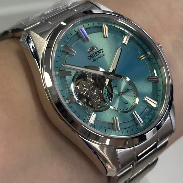 Relógio Orient Contemporary Open Heart RA-AR0009L30B Azul | Taniguchi Relógios