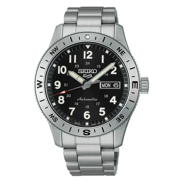 Seiko 5 Sports Automático Field Series HDB006B1 preto