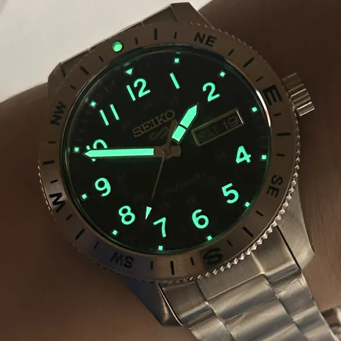Relógio Seiko 5 Sports Field Series HDB006B1 Preto | Taniguchi Relógios