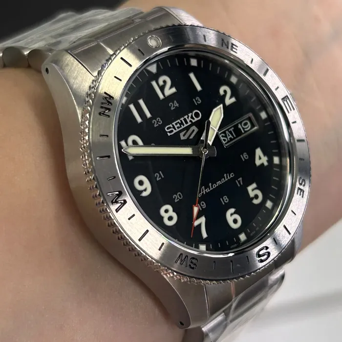 Relógio Seiko 5 Sports Field Series HDB006B1 Preto | Taniguchi Relógios