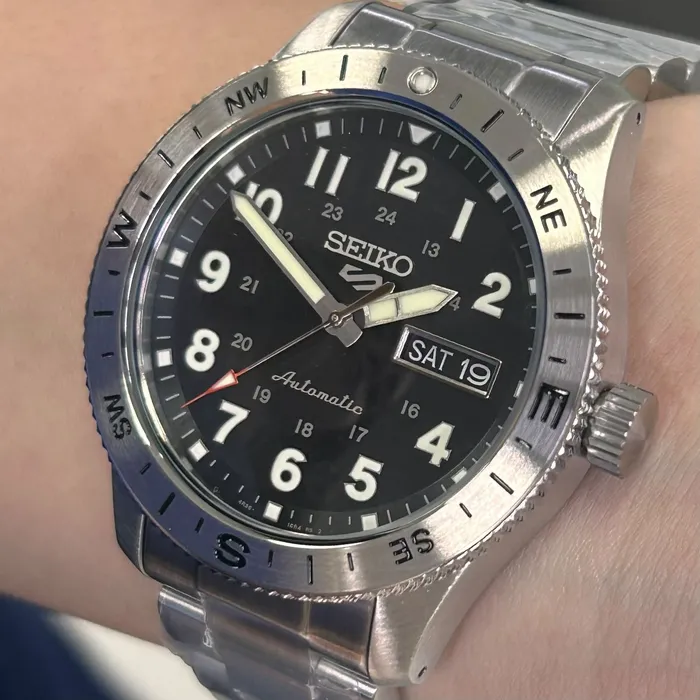 Relógio Seiko 5 Sports Field Series HDB006B1 Preto | Taniguchi Relógios