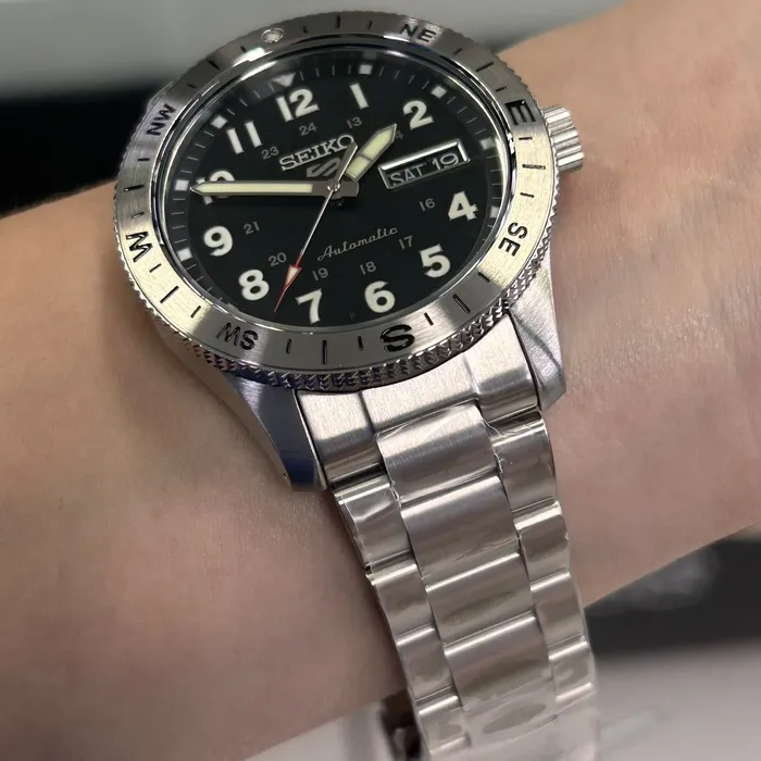 Relógio Seiko 5 Sports Field Series HDB006B1 Preto | Taniguchi Relógios