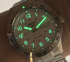 Relógio Seiko 5 Sports Field Series HDB007B1 Branco | Taniguchi Relógios - imagem 6