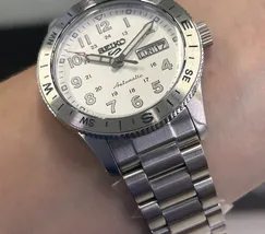 Relógio Seiko 5 Sports Field Series HDB007B1 Branco | Taniguchi Relógios - imagem 5