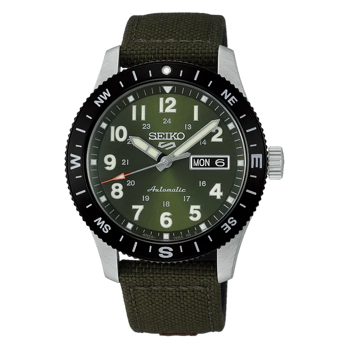 Relógio Seiko 5 Sports Field Series HDB008B1 Verde | Taniguchi Relógios